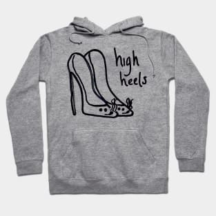 high heels Hoodie